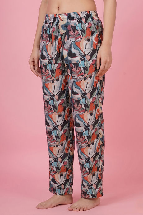 Zivame Abstract Print Woven Loungewear Set - Tap Shoe — image 3